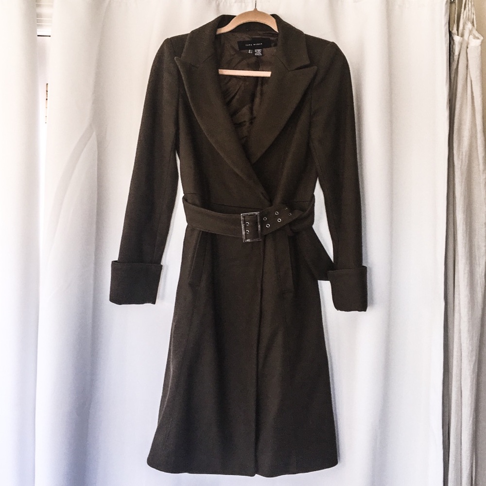 Zara military trench coat